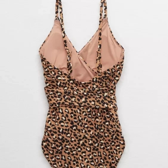 Aerie Leopard Print One-Piece - Picture 4 of 7